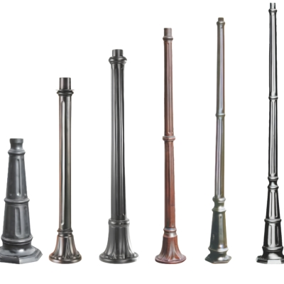 LI-8201 - LI-8206 Decorative Outdoor Lighting Poles